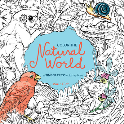 Color the Natural World, an adult coloring book