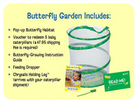 Butterfly Garden - Grow Real Butterflies! (with voucher for live caterpillars)