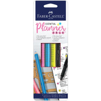 Essential Planner Pack with Highlighter Pencils, Pitt Pen, & Stencils by Faber-Castell