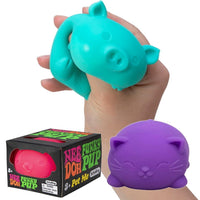 NEEDOH Cool Cat, Funky Pup, Dig it Pig Stress Squeeze Toys