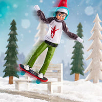 Elf on the Shelf - MagiFreez® Holly Jolly Ollie Skateboard Set