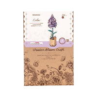 Lilac Flower Wooden Craft by Rowood