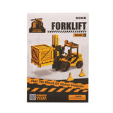 ROKR Forklift DIY Wood Craft Model