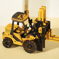 ROKR Forklift DIY Wood Craft Model