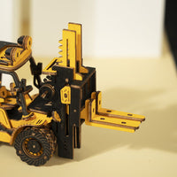 ROKR Forklift DIY Wood Craft Model