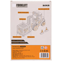 ROKR Forklift DIY Wood Craft Model