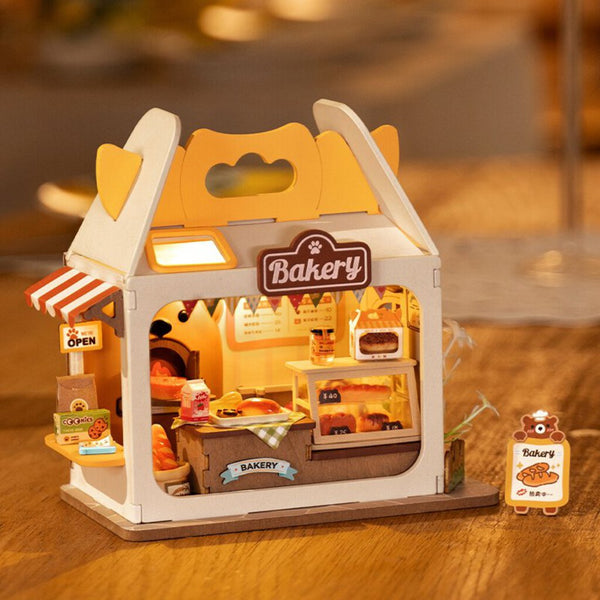 Teddy’s Breadbox, DIT Wood Craft by Rolife DS033