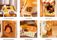 Teddy’s Breadbox, DIT Wood Craft by Rolife DS033