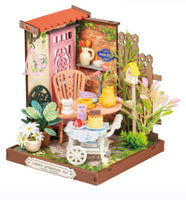 Fancy Tea Yard, DIY Wood Craft Miniature DS038