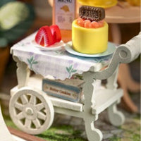 Fancy Tea Yard, DIY Wood Craft Miniature DS038