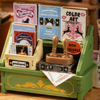 The Muse Bookshop - DIY Wood Craft Miniature