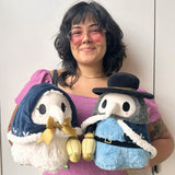 Mini Squishable Frosty Plague Doctor & Nurse Set | Squishable Version