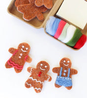 Mini Gingerbread Cookie Felting Craft Kit