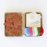 Mini Gingerbread Cookie Felting Craft Kit