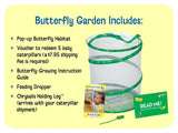 Butterfly Garden - Grow Real Butterflies! (with voucher for live caterpillars)