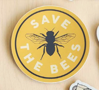 Save the Bees Vinyl Sticker