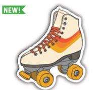 Retro Roller Skate Vinyl Sticker