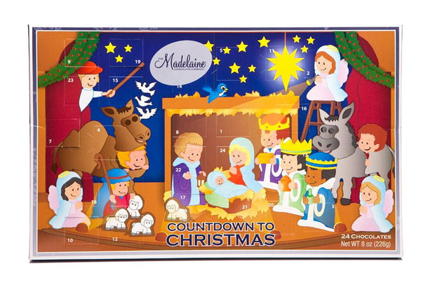 Christmas Pageant (Nativity Scene) Advent Calendar (8oz. Chocolate)