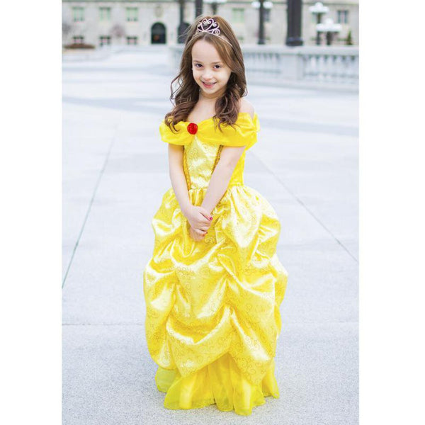 DELUXE BELLE GOWN Beauty and the Beast Costume Sz 5-6