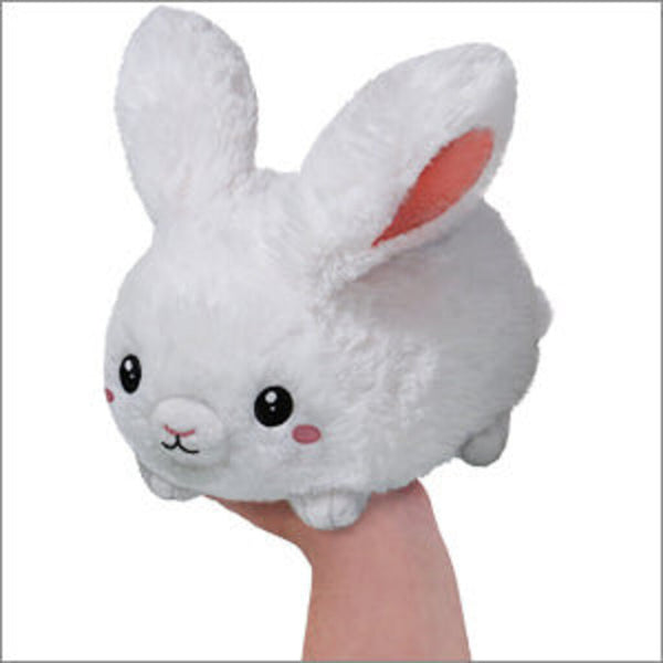 Mini Squishable Fluffy Bunny Rabbit 7" Plush