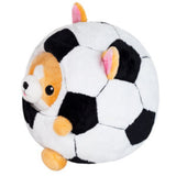 Undercover Corgi in Soccer Ball - Squishable 7" Plush