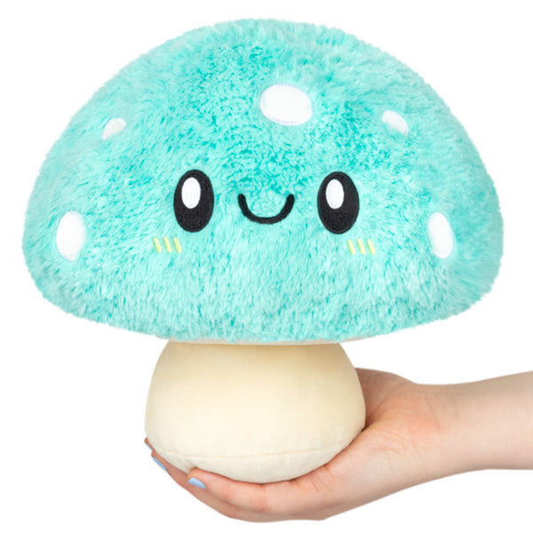 Mini Squishable Turquoise Mushroom 9" Plush