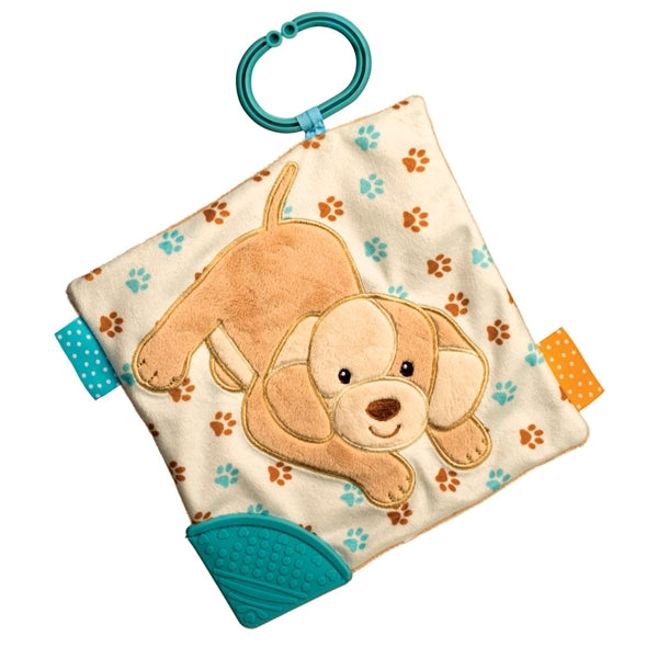 Tan Puppy Dog Activity Blanket for Babies by Douglas