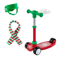 The Elf On The Shelf Stand -N-Scoot Scooter, Scarf & Helmet
