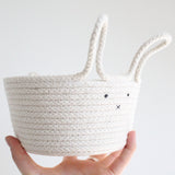 Bunny Basket made of rope