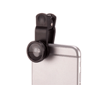 Camera Phone Lens Kit:  Wide Angle, Macro Close-upm and fisheye