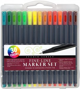 Studio Series Fine-Line Market Set (30 Colors, 0.4mm)