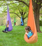 HugglePod Lite Indoor/Outdoor Nylon Hanging Chair with Inflatable Cushion - ORANGE