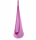 HugglePod Lite Indoor/Outdoor Nylon Hanging Chair with Inflatable Cushion - PURPLE