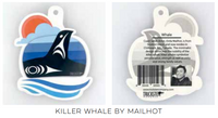 Killer Whale, Native Art Design Vinyl Sticker