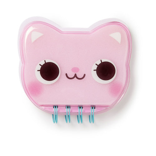 Kitty Cat a6 pocket notebook with Puffy Jelly PVC Cover