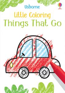 Little Coloring Things That Go - Activity Book by Usborne