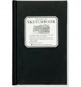 Small Black Premium Sketchbook 5.5" x 8.5"