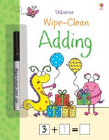 Wipe-Clean Adding Book by Usborne