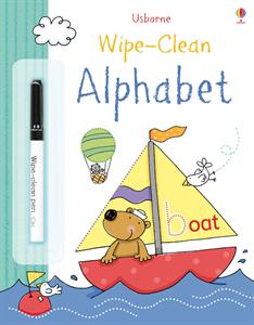 Wipe-Clean Alphabet Activity Book by Usborne