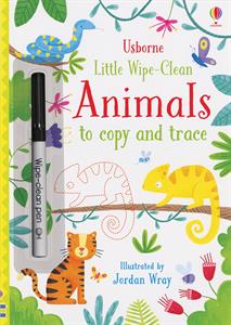 Little Wipe-Clean Animals to Copy and Trace Activity Book by Usborne