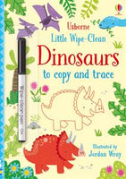 Little Wipe-Clean Dinosaurs to Copy and Trace Activity Book by Usborne